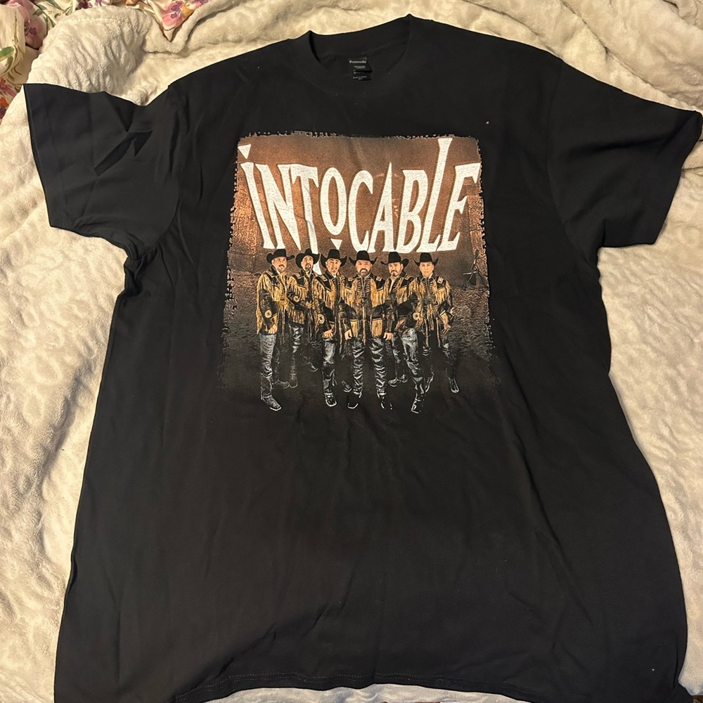 Intocable Black Bootleg Tour T-Shirt